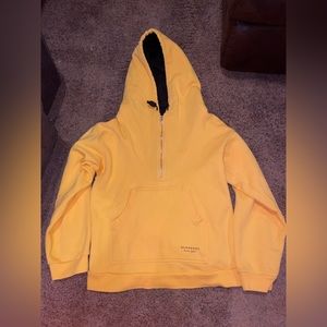Mens Burberry Oversized half-zip hoodie size M